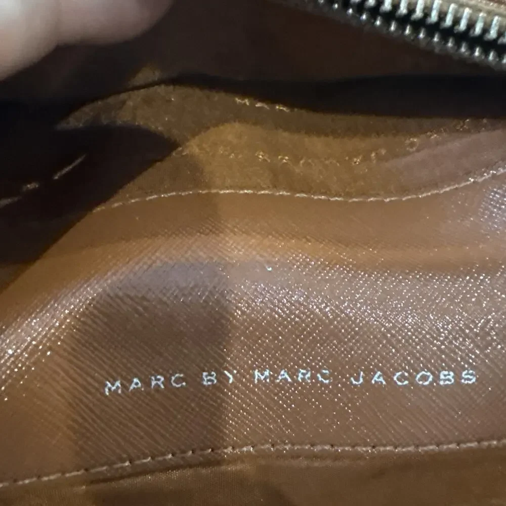 Marc By Marc Jacob’s Orange And Brown Bi-Fold 7.5” X 3.5” Wallet